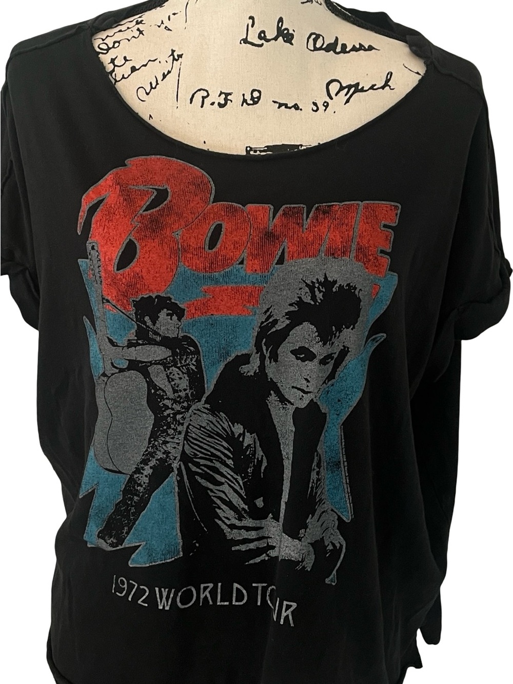 David Bowie Bravado Slouchy Tee Size Med